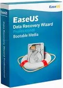 Copertina del software EaseUS Data Recovery Wizard Professional per il recupero di file e dati cancellati.